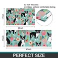 thumbnail image 7 of Green Boston Terrier and Flower Kitchen Rugs Sets Of 2,Anti Fatigue Kitchen Mat Rugs Non Slip Washable,Decorative Kitchen Floor Mats for Kitchen,Sink,Laundry,17"x30"+17"x47", 7 of 7