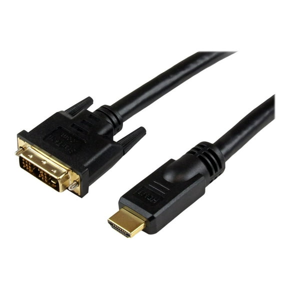 StarTech.com 10m HDMI to DVI-D Cable - M/M - 10m DVI-D to HDMI - HDMI to DVI Converters - HDMI to DVI Adapter (HDDVIMM10M) - Adapter cable - HDMI male to DVI-D male - 33 ft - shielded - black