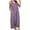 Purple, variant on Wancir Womens Fashion Summer Flower Button Pocket Printing Jumpsuits Pants Jumpsuit