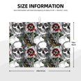 thumbnail image 2 of Balery Skulls Roses Alfombrilla de Secado para Cocina, 18x24 Pulgadas, Súper Absorbente para Platos y Encimeras, 2 of 7