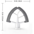 thumbnail image 2 of Flex Edge Beater for KitchenAid Mixer4.5/5 QT Kitchenaid 4.5/5 Quart Flat Paddle Beater Attachments with Scraper for Tilt-Head Stand Mixer 4.5/5 Quart - White, 2 of 9