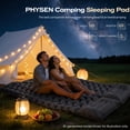 thumbnail image 3 of COTINSE Ultralight Double Camping Sleeping Pad with Built-in Foot Pump, 2 Person, Gray, 3 of 7