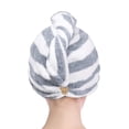 thumbnail image 3 of Toalla para el cabello, turbante absorbente para cabello mojado, toalla para secar el cabello suave y liviana, paquete de 3, 3 of 5