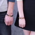 thumbnail image 2 of Shiqi-Bracelets Assortis pour Couple en Onyx Mat Pierre, 2 of 4