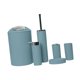 thumbnail image 5 of Juego de accesorios de baño de 6 piezas con diseño moderno: jabonera, escobilla de inodoro y jabón. Morandi Azul, 5 of 9