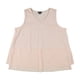 thumbnail image 1 of Alfani Womens Knit-Texture Layered Sleeveless Blouse Top, ltorange, Plus Size, 3X, 1 of 2