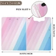thumbnail image 3 of FORMRS A4 Clipboard Folder with Pen Holder Horizontal Foldable School Office Binder, Pink Gradient, 3 of 9