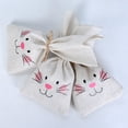 thumbnail image 4 of Cloth Easter Bag For Candy & Bunny Birthday Decorations Themed Bag For Easter Valentines Favors Some Bunny Is One, 4 of 8