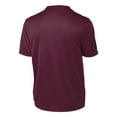 thumbnail image 6 of Yellow Rooster Men's PosiCharge Competitor Polyester Tee Shirt Maroon 3XL, 6 of 8