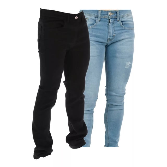 Paquete De 2 Pantalones Jeans Para Hombre Skkiny Stretch