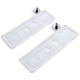 thumbnail image 1 of serpillières en microfibres, compatibles avec le suceur de sol pour nettoyeurs vapeur Kärcher SC lingettes en microfibres, avec système auto-agrippant et sangle de base, 2 pièces, 1 of 5