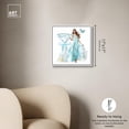 thumbnail image 5 of Butterfly Martini Gal II Canvas Fashion Illustration by Art Remedy, White Frame, 16" x 16", 5 of 7