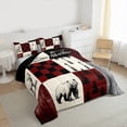 thumbnail image 3 of Feelyou Rustic Hunting Deer Bedding Comforter Set, Farmhouse Boating Lover Twin Comforter Sets, Western Lodge Cabin Reversible Bedding Set, Microfiber Bedroom Decor, 2pcs, 3 of 8