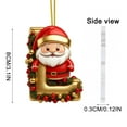 thumbnail image 2 of Rapeiae 26 Letters Christmas Tree Decoration Pendant Christmas Tree Ornaments Personalized Christmas Ornaments Christmas Decoration Xmas Tree Hanging Decor, 2 of 4