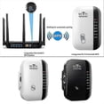 thumbnail image 2 of 300Mbps WirelessSignalRepeater 2.4G WiFi RangesExtenders InternetBooster, 2 of 5