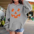 thumbnail image 2 of KAUOD Youth Cotton Pumpkin Hoodies Thick Warm Fleece Halloween Pullover Hoodie Sweatshirts Teen Kids Girls Oversized Tops, 2 of 8
