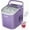 Purple, variant on Countertop Ice Maker Machine with Handle, 26lbs Per Day, 9 Ice Cubes Ready in 6 Mins, Auto-Cleaning Portable Ice Maker with Basket and Scoop, for Home/Kitchen/Camping/RV (Red)