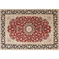 thumbnail image 1 of Ahgly Company Indoor Rectangle Traditional Brown Red Persian Area Rugs, 4' x 6', 1 of 6