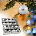 thumbnail image 2 of 16 pc Wonderland Glittering Christmas Ball Ornament Indoor/Outdoor Christmas Tree Decoration Fall Wedding Birthday Halloween Thanksgiving Christmas Holiday Decor, 2 of 9
