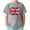 Grey, variant on WOYY Toddler Boys T Shirt British Flag Printed Short Sleeve T-Shirt, Black