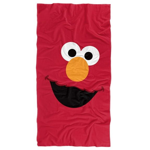 Sesame Street Elmo Face Officially Licensed Beach Towel 30' X 60'