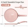 thumbnail image 5 of Innerwell 11 in Nonstick Crepe Granite Coating Flat Skillet with Stay-Cool Handle, 5 of 6