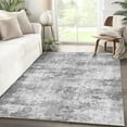 thumbnail image 4 of BERTHMEER Large Area Rug 8'x10' for Living Room Abstract Machine Washable Rugs,Indoor Non-Slip Rugs for Kitchen Bedroom Dining Room,Gray, 4 of 9