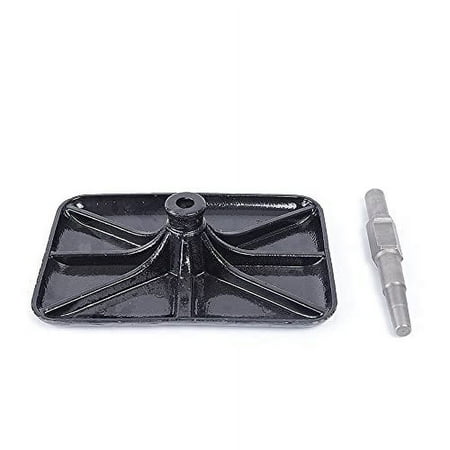 Jack Hammer Compactor Plate Tamper Rammer Plate 12.2x8.3 Manganese Steel Material