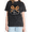 1-Black, variant on Cozymy Pumpkin Bow Halloween Women's Washed Crewneck Short Sleeve Graphic Tee