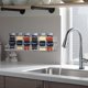 thumbnail image 4 of Estante para toallas de ducha, organizador de baño, estante para especias de cocina, acero inoxidable, sin perforaciones, 4 of 5