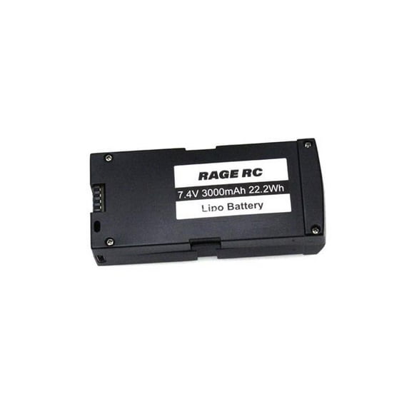 Rage RC RGR4465 7.4V 3000 mAh Battery with Case Stinger GPS