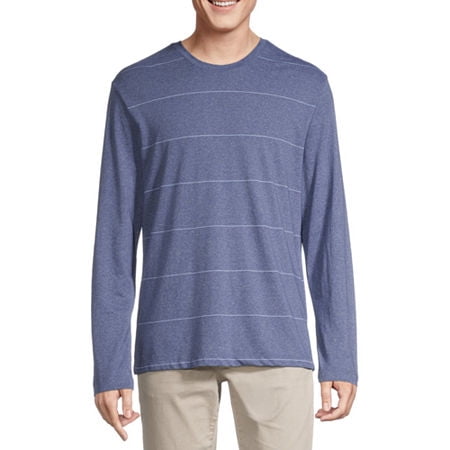 Van Heusen Mens Crew Neck Long Sleeve T-Shirt