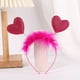 thumbnail image 1 of Diadema de amor para el día de San Valentín, diadema con lentejuelas, fiesta, lugar pintoresco, concierto, diadema de primavera para adultos con forma de corazón, material duradero, 1 of 6