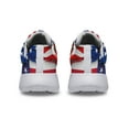 thumbnail image 4 of God Bless America Print Sneakers Lightweight Comfortable Running Shoes for Men Women White Size 7.5, 4 of 7