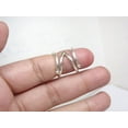 thumbnail image 2 of LD DESIGNS ChevronSupport Sterling Silver Adjustable Splint Ring | Handmade Finger Support for Mallet Finger, Boutonnière Deformity & Lateral Deviation | Arthritis Relief Ring, 2 of 3