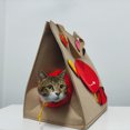 thumbnail image 3 of Bolsa de transporte para mascotas, bonita bolsa de viaje para llevar con forma de gatito osito de peluche, 3 of 4