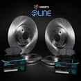 thumbnail image 2 of R1 Concepts Front Rear Brakes and Rotors Kit |Front Rear Brake Pads| Brake Rotors and Pads| Ceramic Brake Pads and Rotors WFWN2-67022, 2 of 5