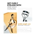 thumbnail image 3 of 1 Pcs/Set Black Eyelash Curler Curl Mini Portable Curler Makeup Tool, 3 of 8
