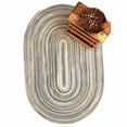 thumbnail image 3 of "Capel American Heritage Braided Oval Area Rug - 2' x 4' in Pewter - Traditional Indoor Decor for Living Room - Shop Now at Walmart!", 3 of 5