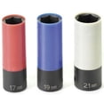 thumbnail image 3 of Grey Pneumatic 1503TP 1/2" Drive Deep Length Protector Impact Socket Set, 3 Pc, 3 of 4