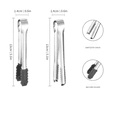 thumbnail image 3 of Whiskey Stones Reusable Ice Cubes Chilling Beverage Rocks with Tongs & Freezer Storage Tray High Cooling Technology Stainless Steel Ice Cubes, 3 of 6