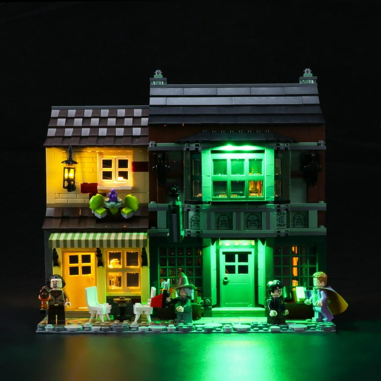 LIGHTAILING Lighting Kit for Diagon Alley Building Blocks Model Led Light Set Compatible with Legos 75978 Not Include Building Set