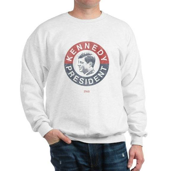 CafePress - JFK For President Sweatshirt - Crew Neck Sweatshirt