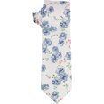 thumbnail image 1 of bar III - Corbata para hombre, diseño floral, flaca, color azul, talla única, 1 of 1