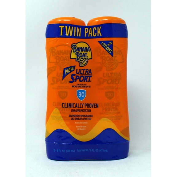 Banana Boat Ultra Sport Sunscreen Lotion SPF 30 16 Ounce