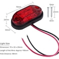 thumbnail image 3 of Luces laterales LED 4x4, luces de posición delanteras y traseras, luces de posición LED impermeables, luces de posición universales de 12 V y 24 V para remolques, furgonetas, caravanas, camiones, auto, 3 of 5