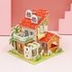 thumbnail image 2 of Rompecabezas tridimensional 3D para niños, juguetes educativos para niños y niñas, modelo de casa de papel hecho a mano DIY, 2 of 4