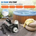 thumbnail image 2 of Bomba SPA VEVOR de 2 velocidades, 3 HP, 200 m³/h, 220 V, para bañera de hidromasaje, 2 of 9