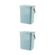 thumbnail image 2 of Cateissary Cubo de basura para colgar en la pared del baño, cubo de basura con tapa de cocina, Cubo de basura cubierto con hermeticidad fuerte, Azul 2piezas, 2 of 6