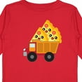 thumbnail image 4 of Inktastic Pizza Lover Food Truck Funny Boys or Girls Long Sleeve Toddler T-Shirt, 4 of 5